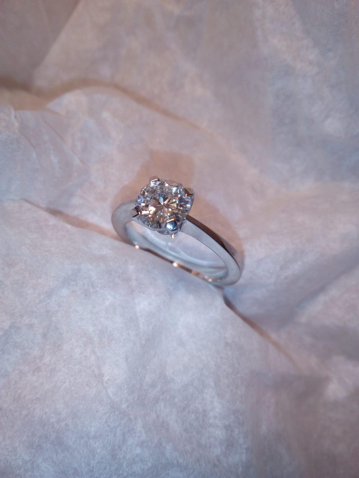 SOLITAIRE DIAMANT MONTURE PLATINE | JP MILLOT Bagues Saint-Pierre-des-Corps 36